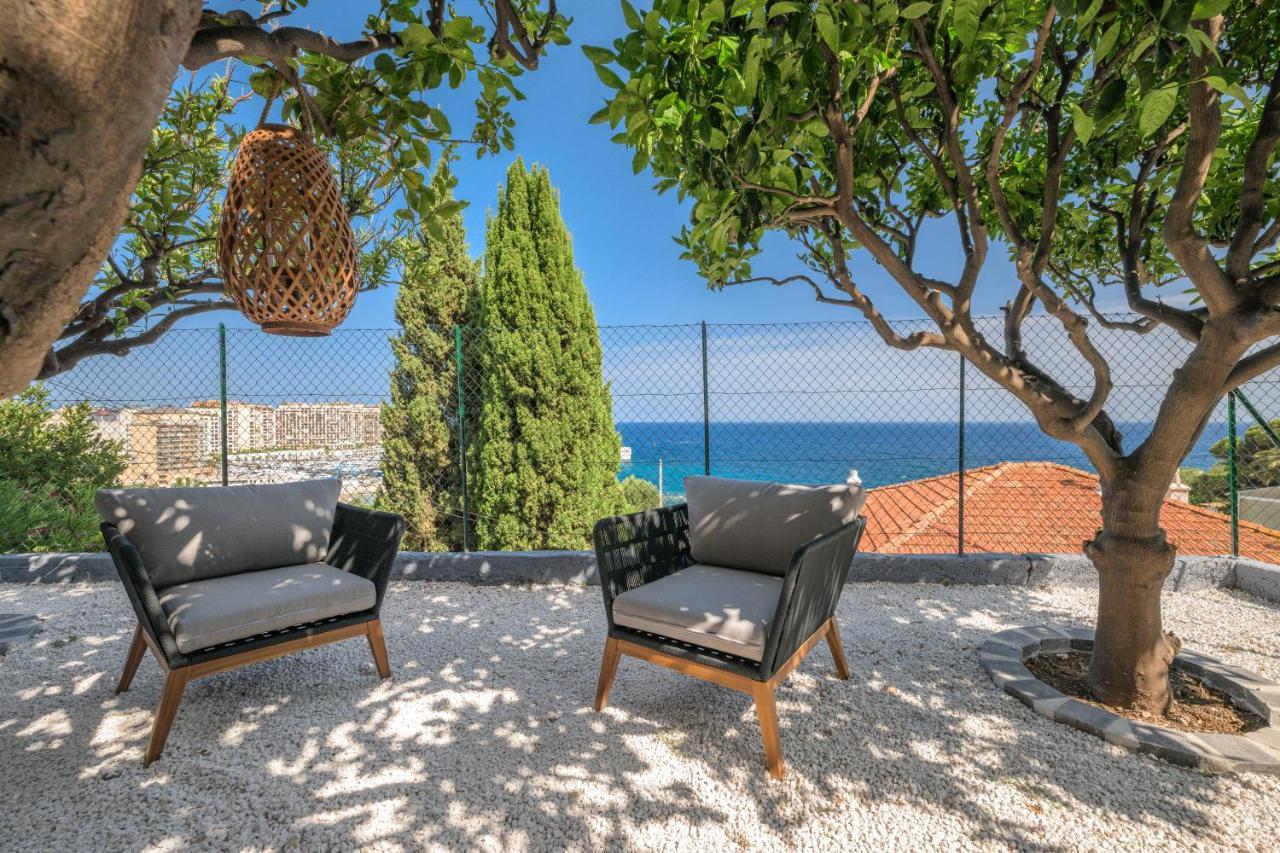 Proche Monaco, Vue Mer, Acces Plage Et Jardin Privatif Saint-Antoine  Zewnętrze zdjęcie