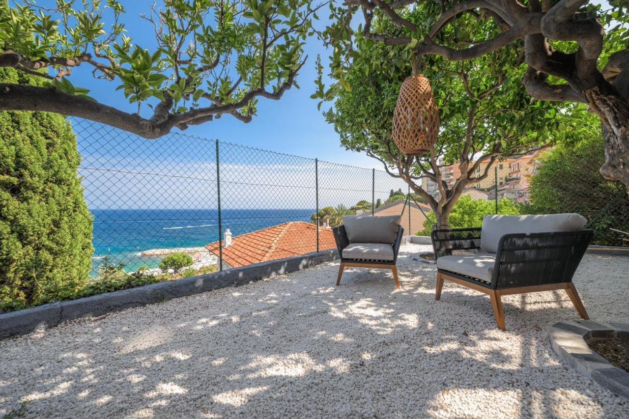 Proche Monaco, Vue Mer, Acces Plage Et Jardin Privatif Saint-Antoine  Zewnętrze zdjęcie